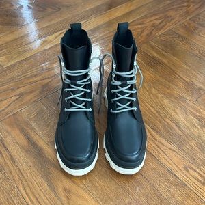 SOREL Women's Brex Boot Lace — Waterproof Leather Rain Boot